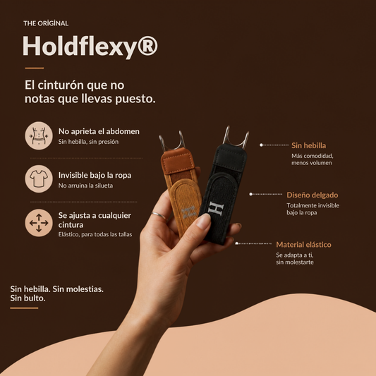 Holdflexy® – Cinturón de Soporte Lumbar Flexible